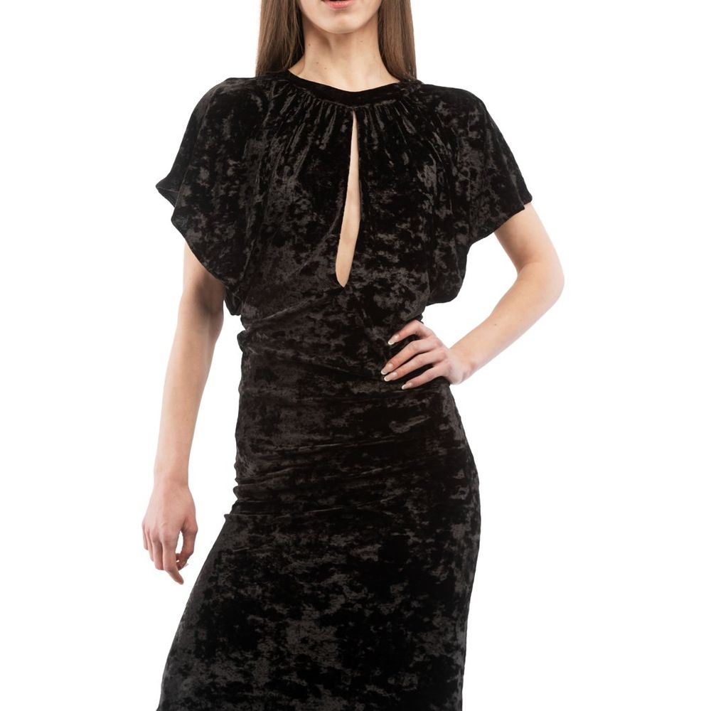 Moschino Black Polyester Casual Dress Moschino