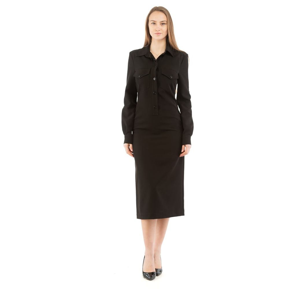 Moschino Black Polyester Casual Dress Moschino