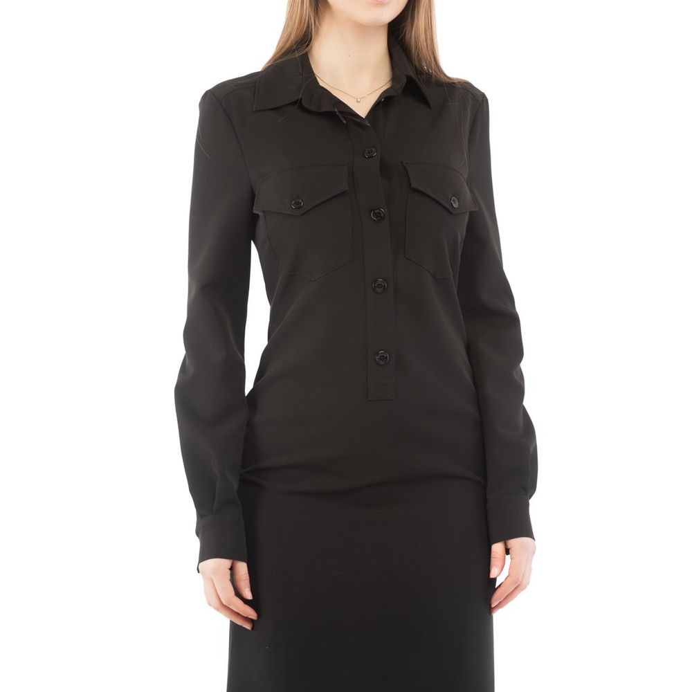 Moschino Black Polyester Casual Dress Moschino