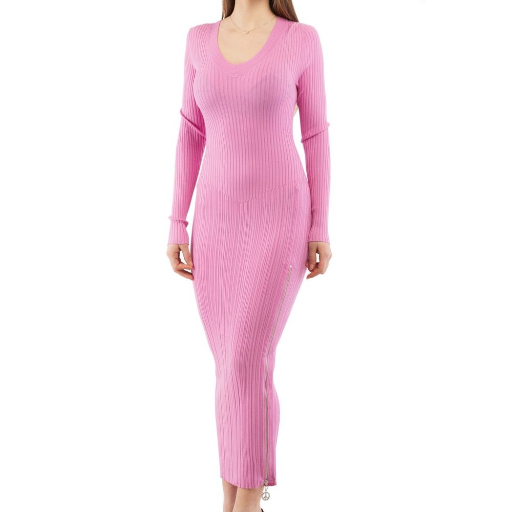 Moschino Multicolor Viscose Casual Dress Moschino