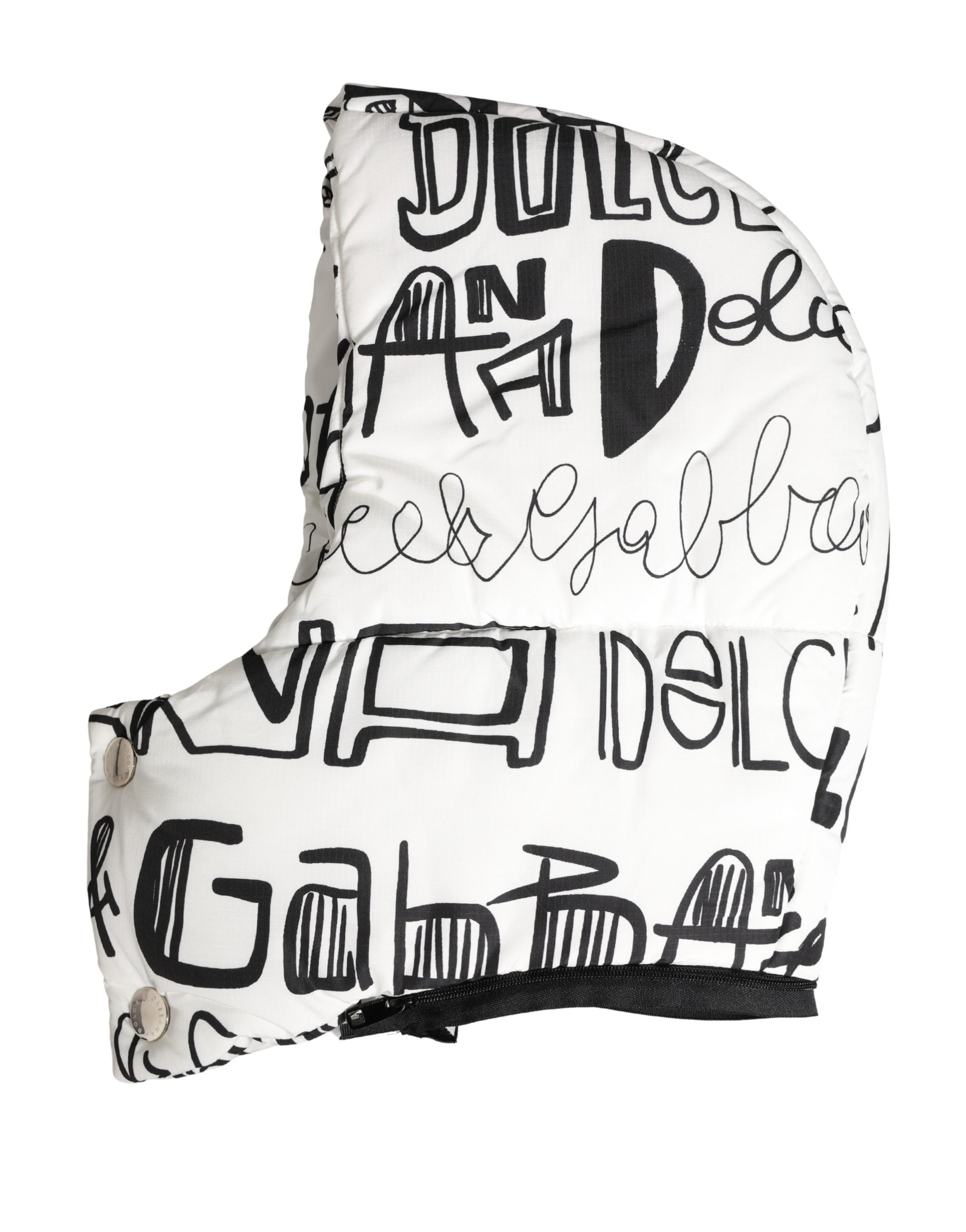 Dolce & Gabbana White Logo Print Whole Head Wrap Capello Hat Dolce & Gabbana
