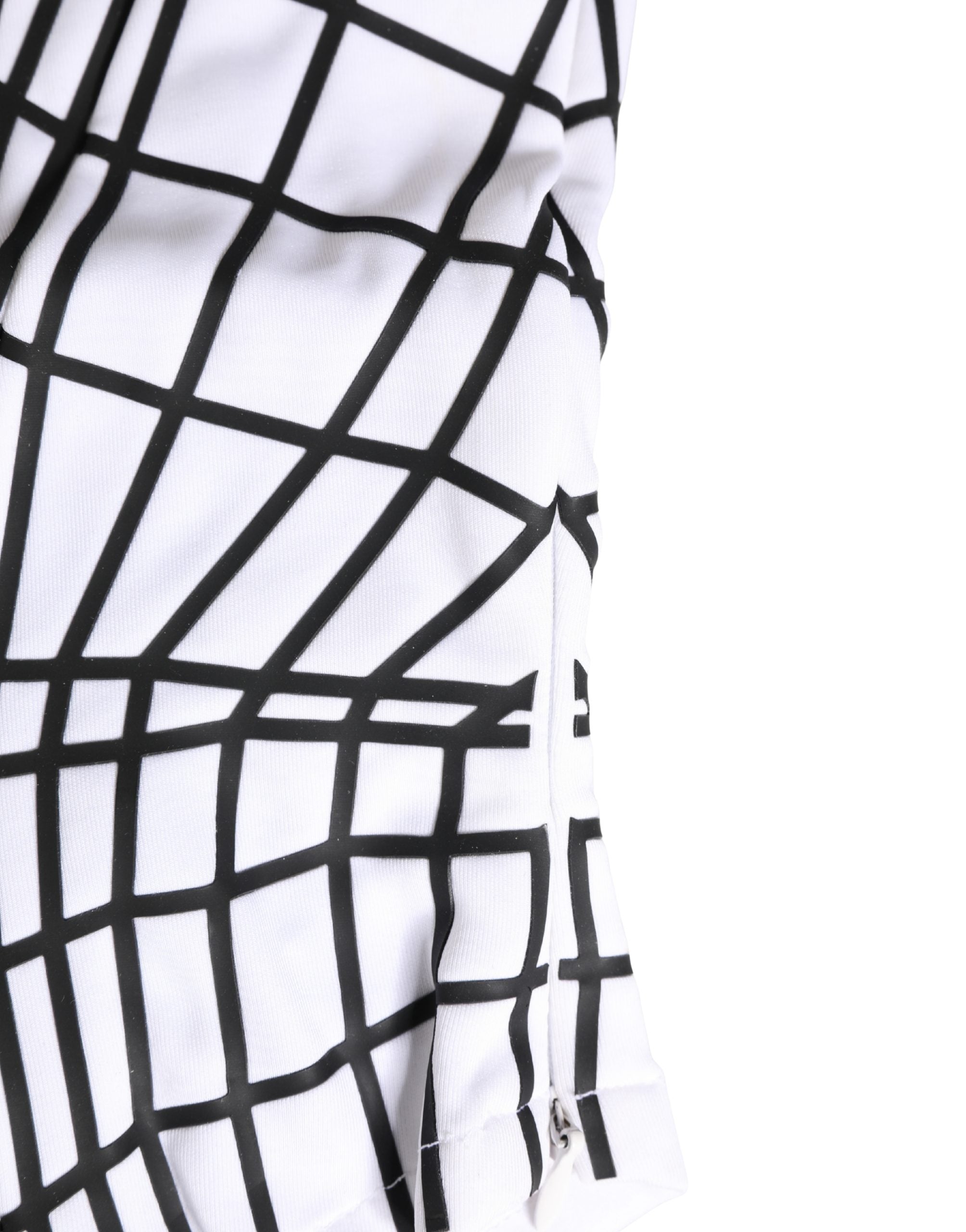 Dolce & Gabbana Men White Stripes Nylon Ski Mask Balaclava Hat Dolce & Gabbana