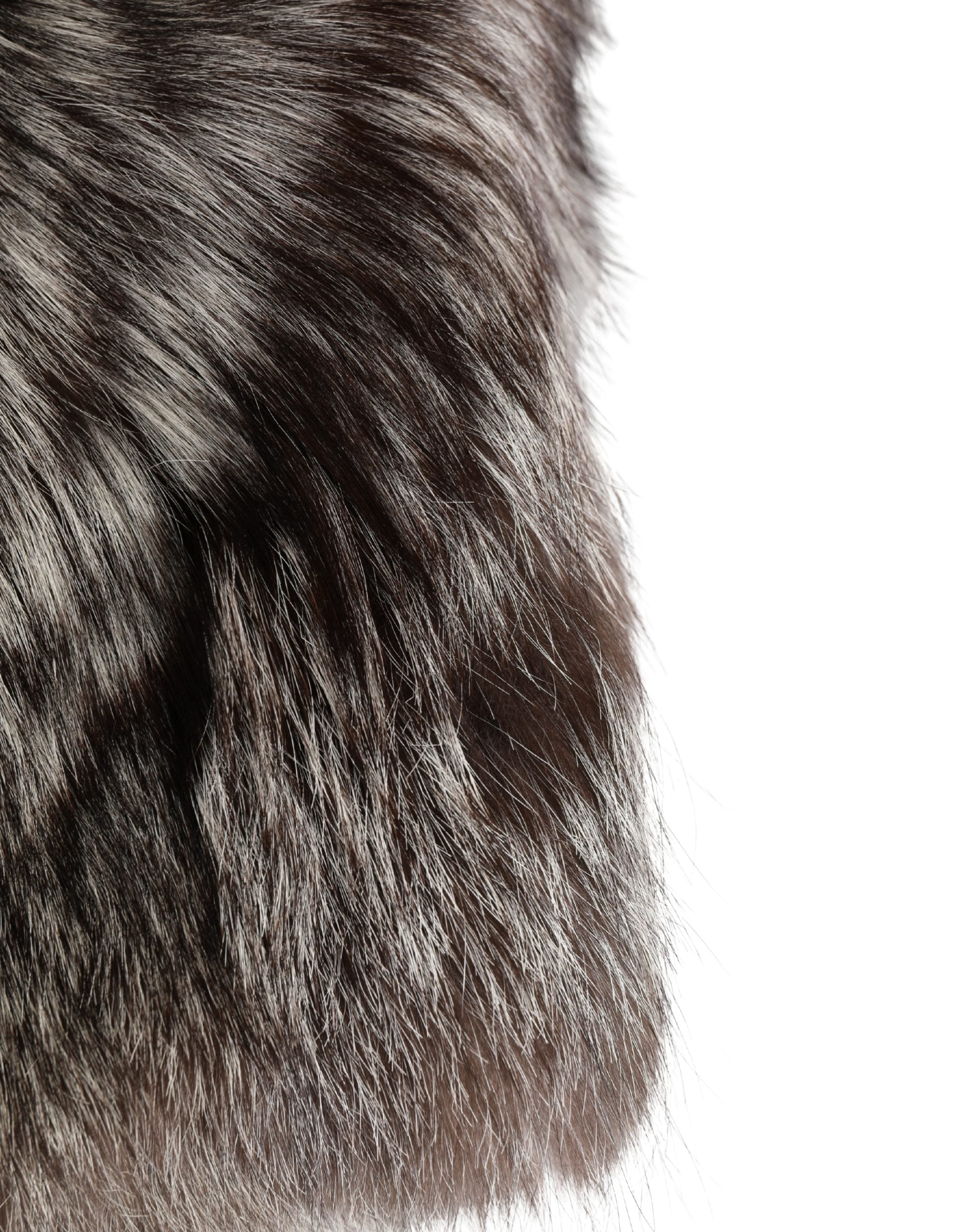 Dolce & Gabbana Brown Faux Fur Whole Head Wrap Capello Hat Dolce & Gabbana