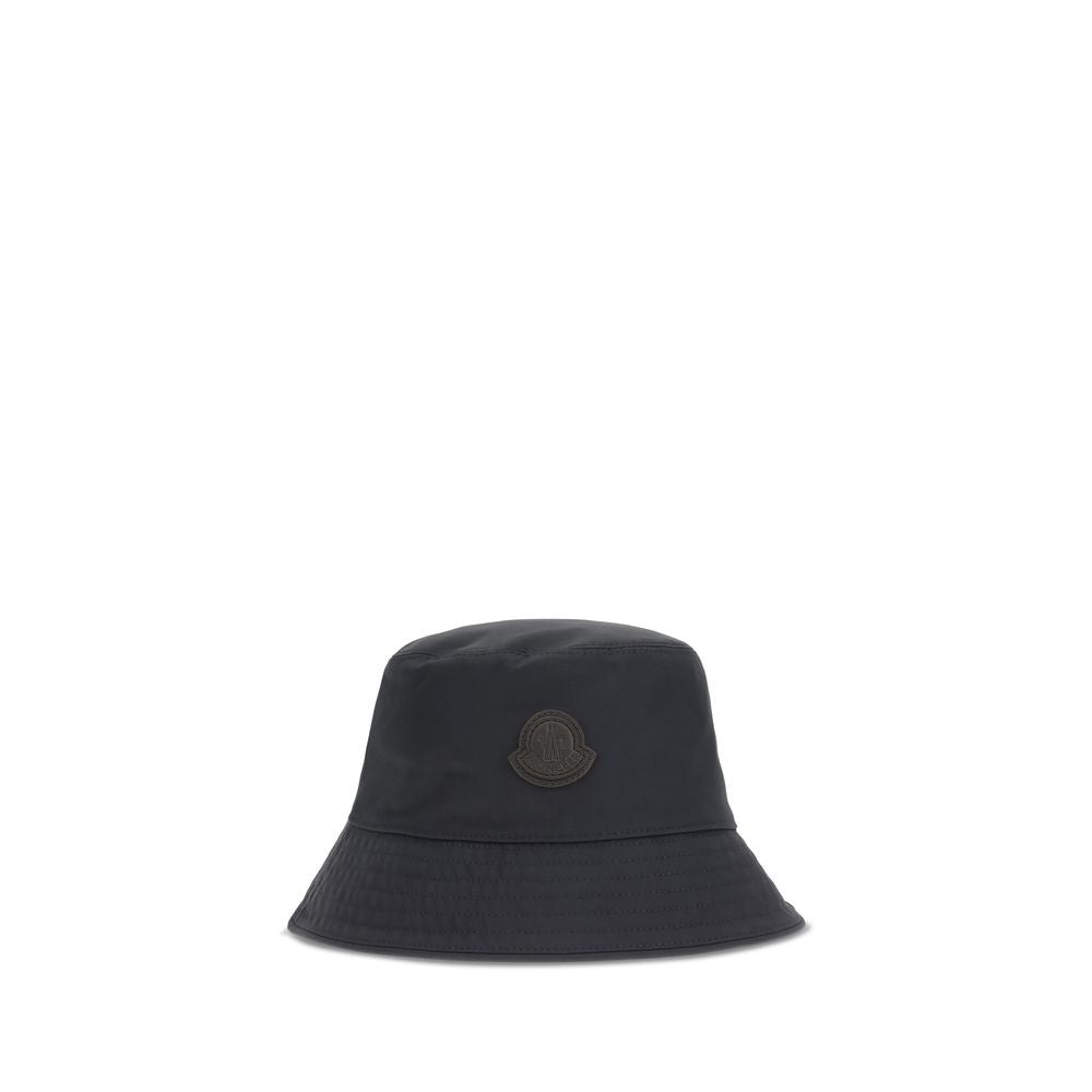 Moncler Blue Cotton Bucket Hat Moncler