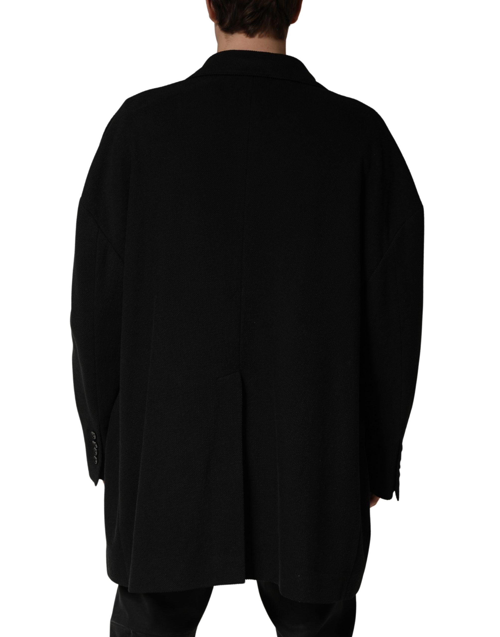 Dolce & Gabbana Black Double Breasted 2 Buttons Suit Jacket Dolce & Gabbana