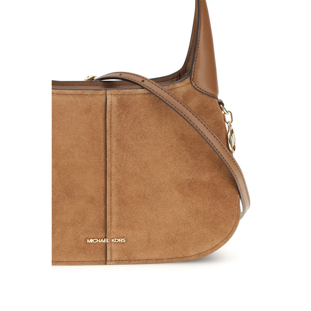 Michael Kors Beige Calf Leather Bos Taurus Shoulder Bag Michael Kors