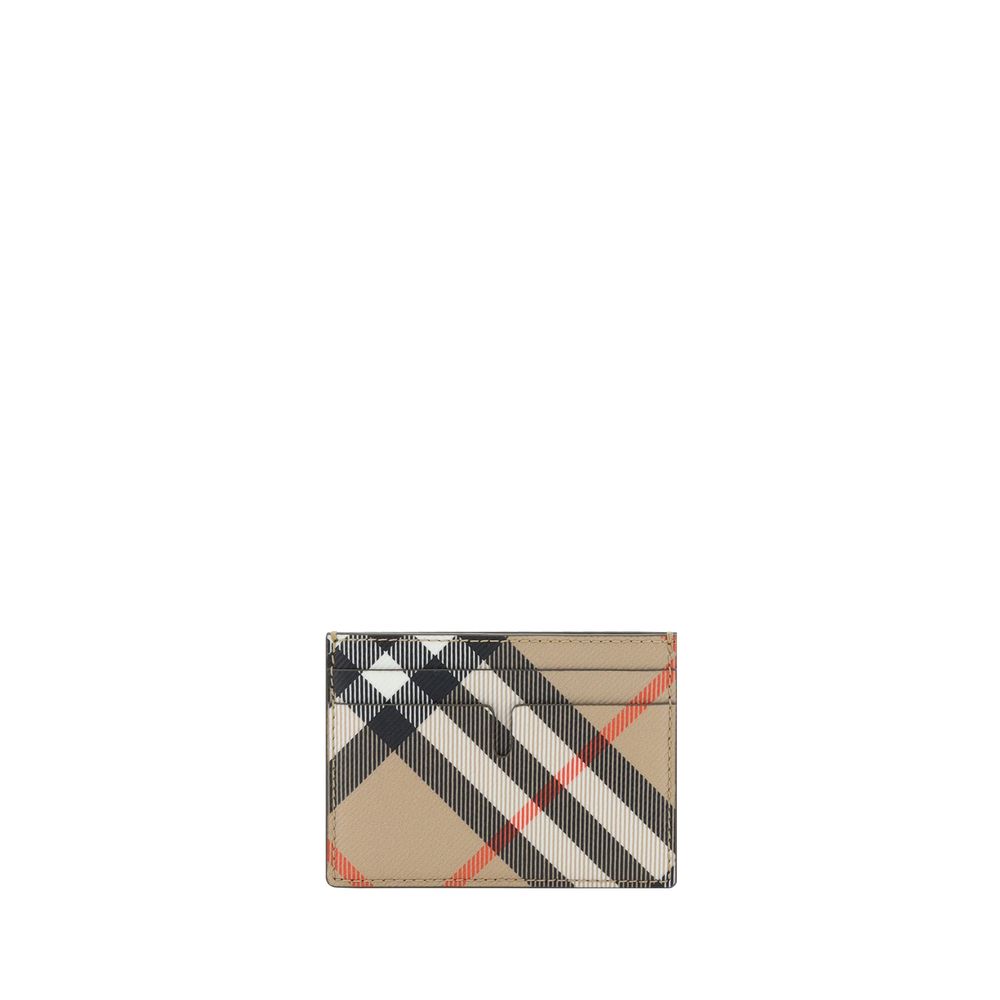 Burberry Beige Polyester Cardholder Burberry