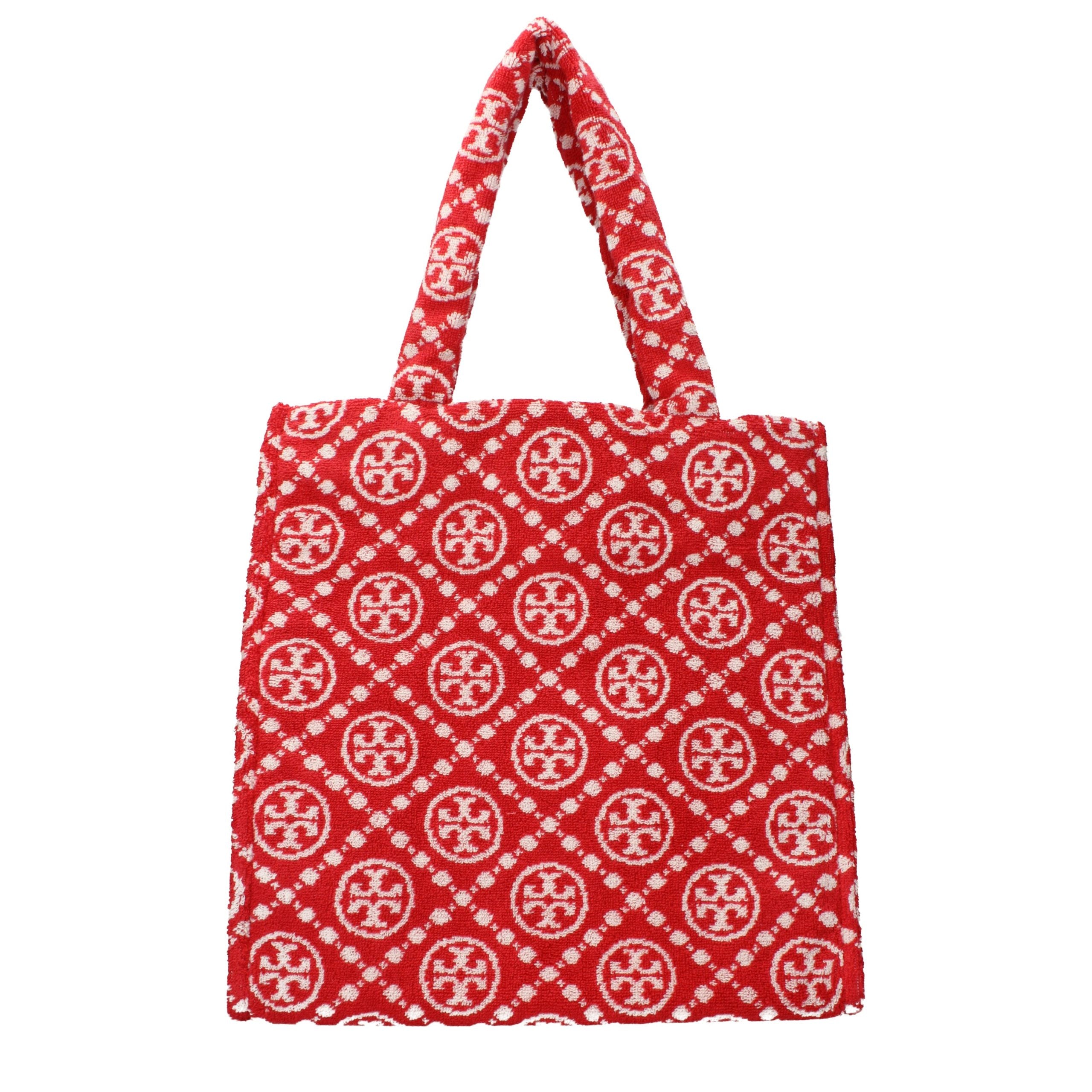 Tory Burch Red Cotton-Like Shoulder Bag Tory Burch