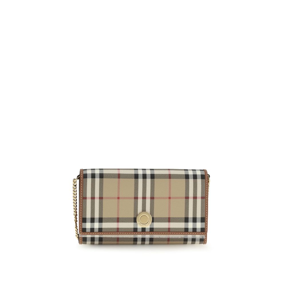 Burberry Beige Polyethylene Wallet Burberry