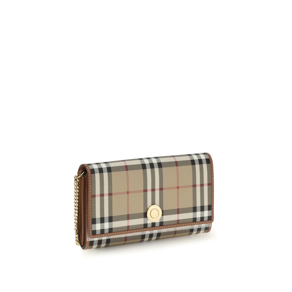 Burberry Beige Polyethylene Wallet Burberry