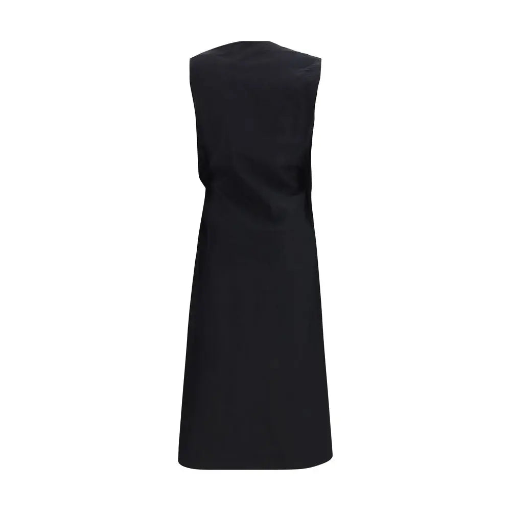 Jacquemus Black Cotton Casual Dress Jacquemus