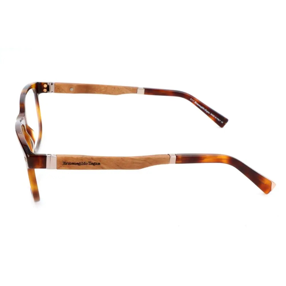 Ermenegildo Zegna Brown Acetate Glasses (Frames) Ermenegildo Zegna