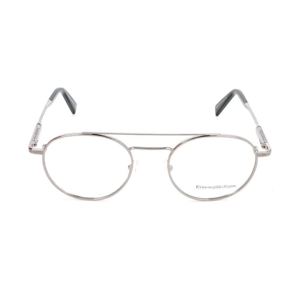 Ermenegildo Zegna Gray Metal Glasses (Frames) Ermenegildo Zegna
