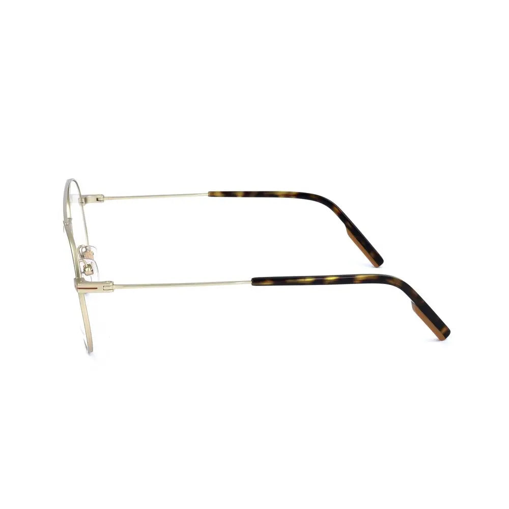 Ermenegildo Zegna Gold Metal Glasses (Frames) Ermenegildo Zegna