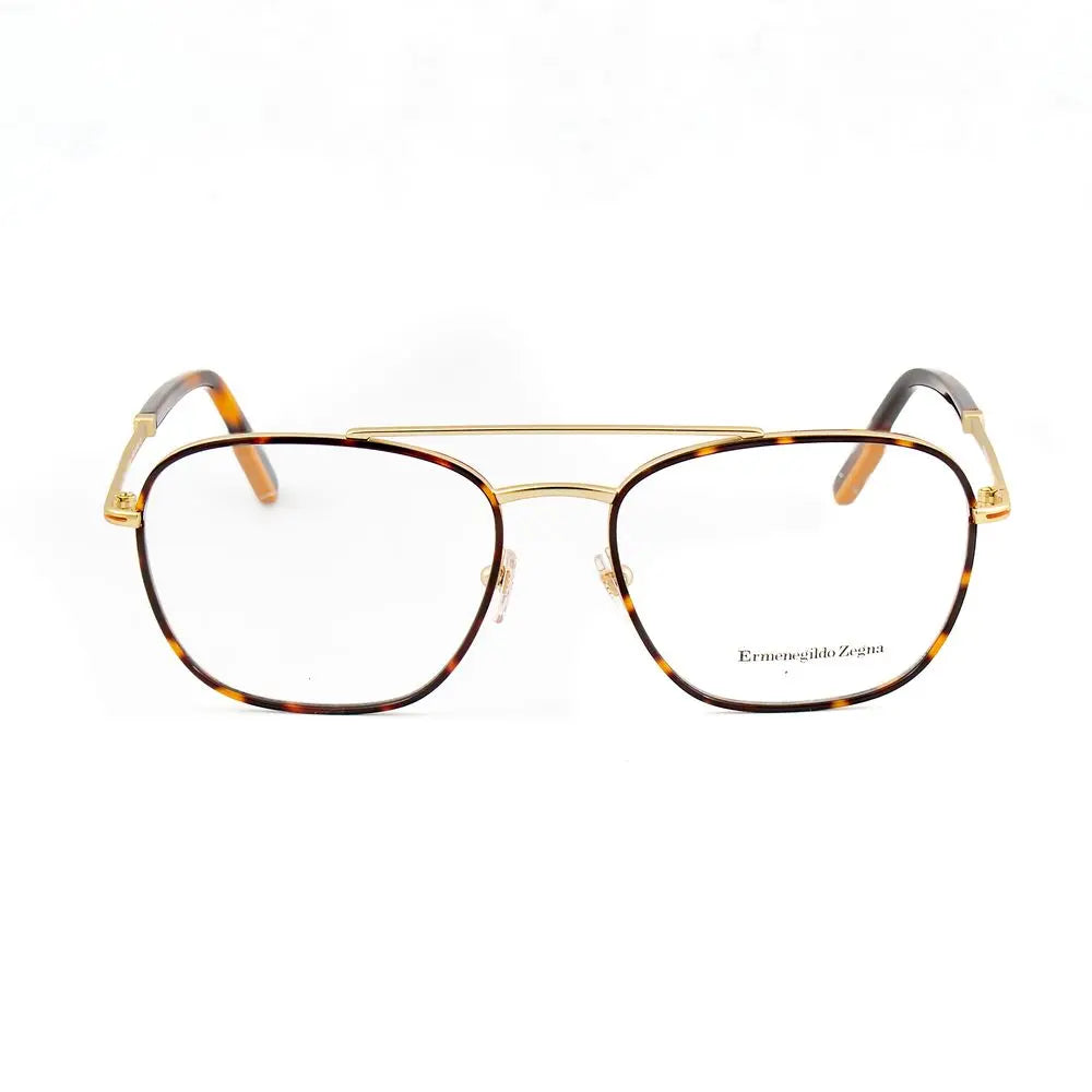 Ermenegildo Zegna Gold Metal Glasses (Frames) Ermenegildo Zegna