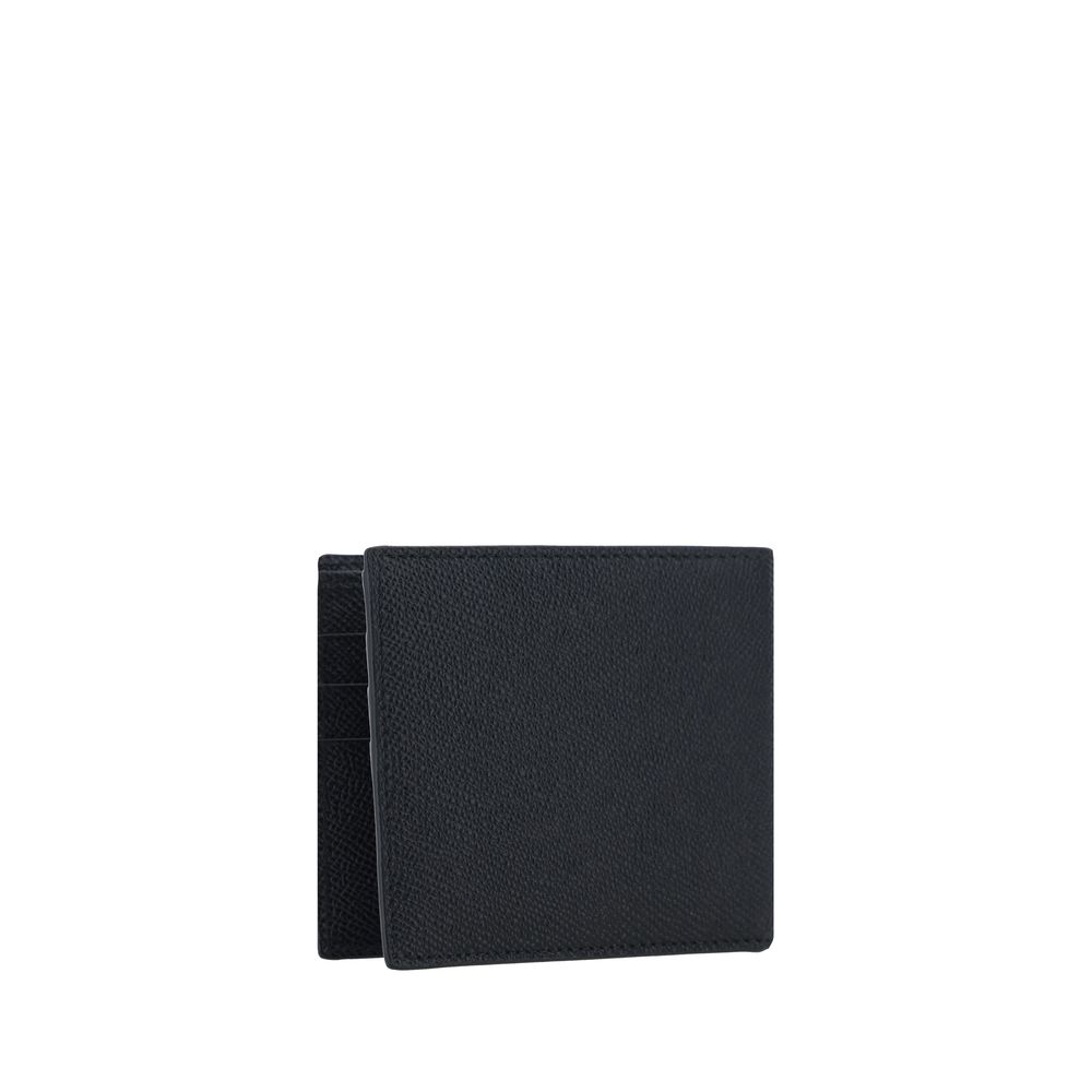 Dolce & Gabbana Black Calf Leather Bos Taurus Wallet Dolce & Gabbana