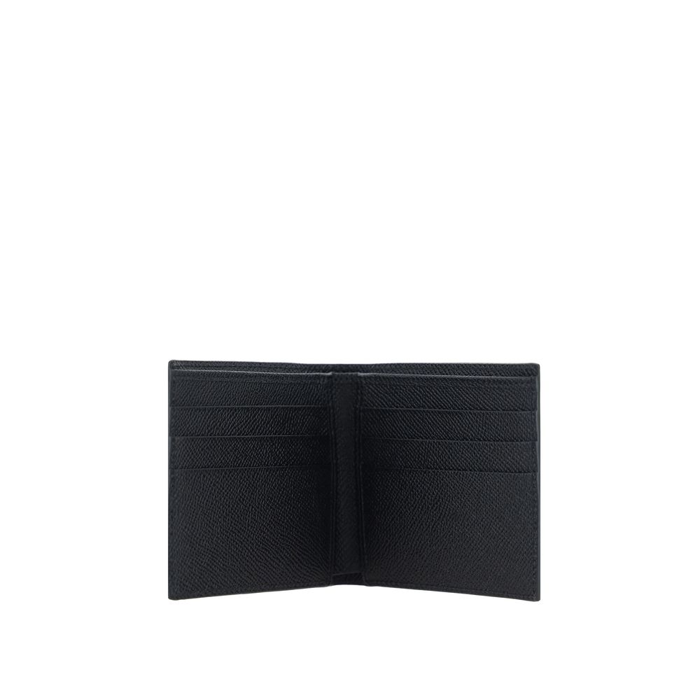 Dolce & Gabbana Black Calf Leather Bos Taurus Wallet Dolce & Gabbana