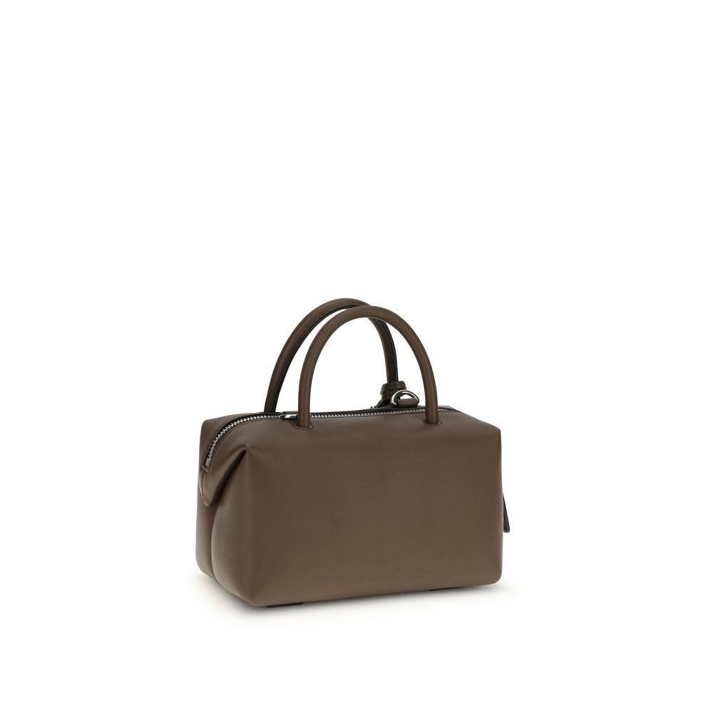 Max Mara Brown Calf Leather Bos Taurus Handbag Max Mara