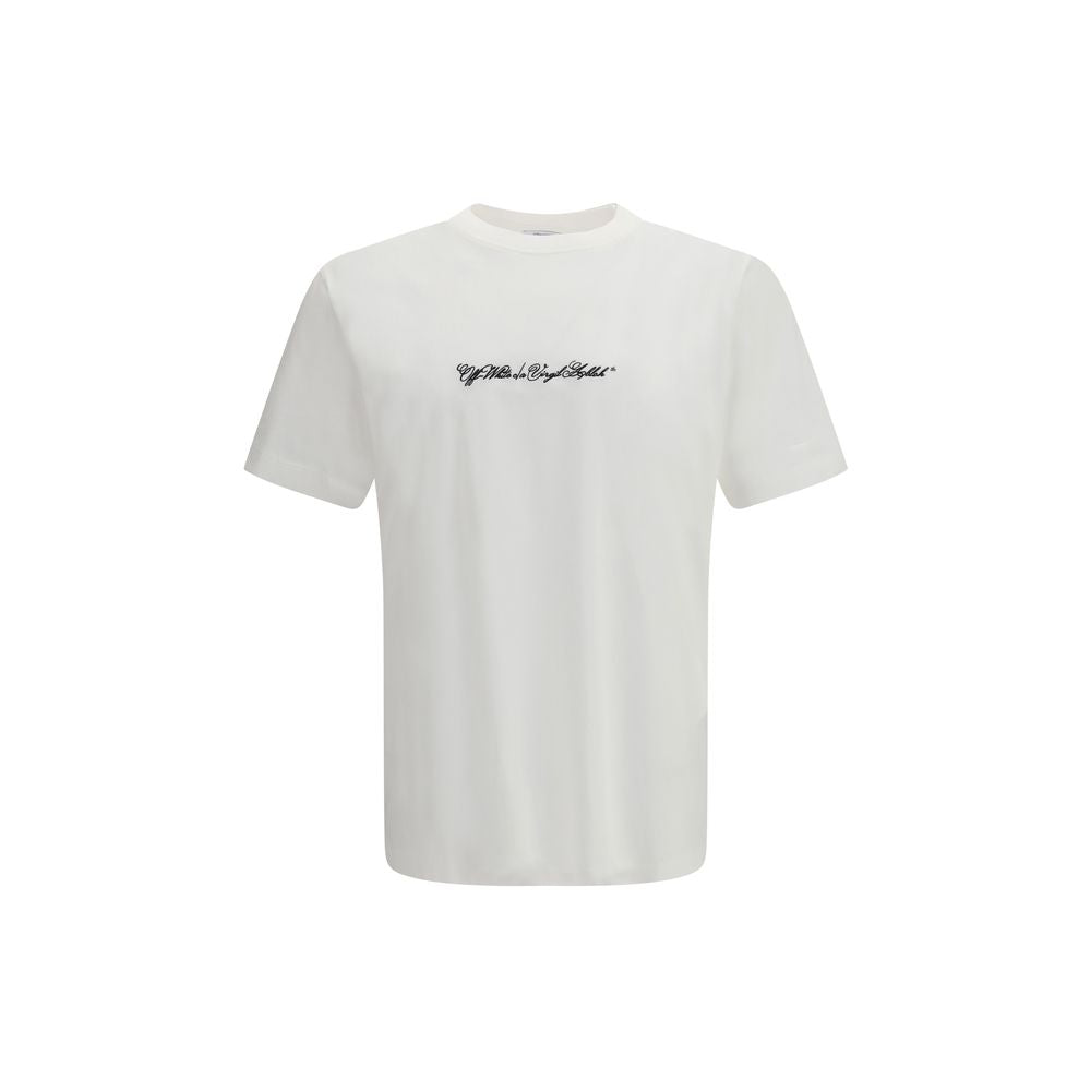 Off-White White Cotton T-Shirt Off-White