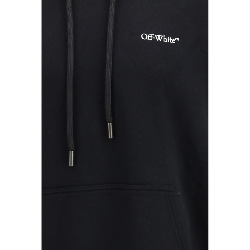 Off-White Black Cotton Sweatshirt Off-White