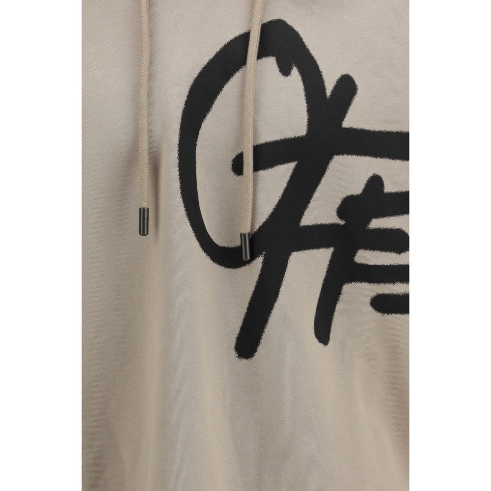 Off-White Beige Cotton Sweatshirt Off-White