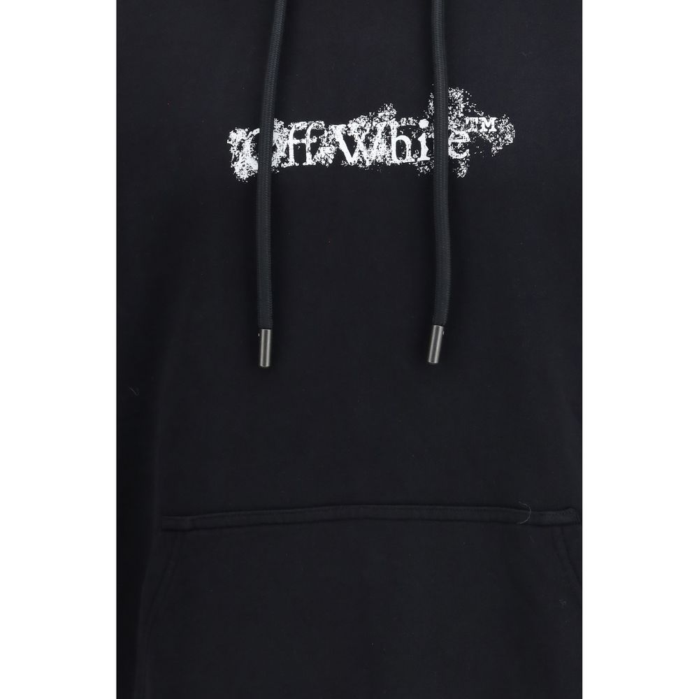 Off-White Black Cotton Sweatshirt Off-White