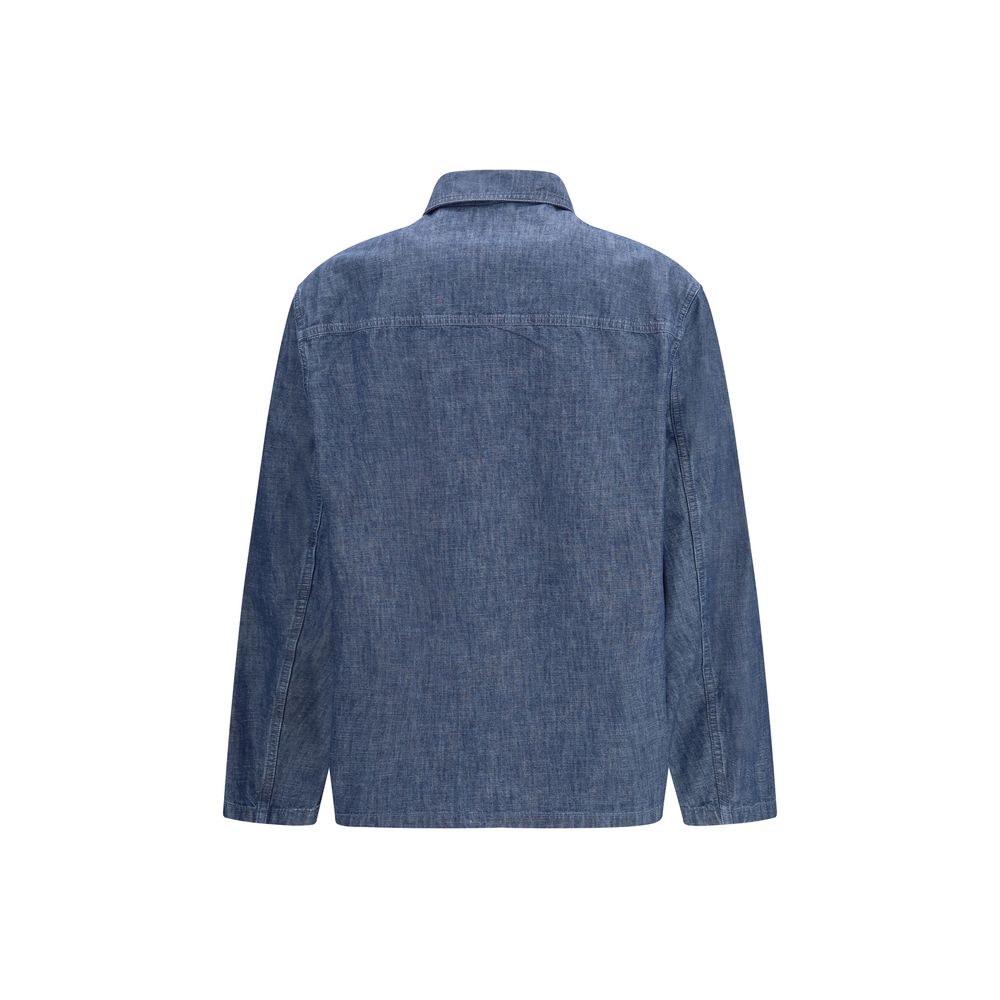 Jil Sander Blue Cotton Denim Jacket Jil Sander
