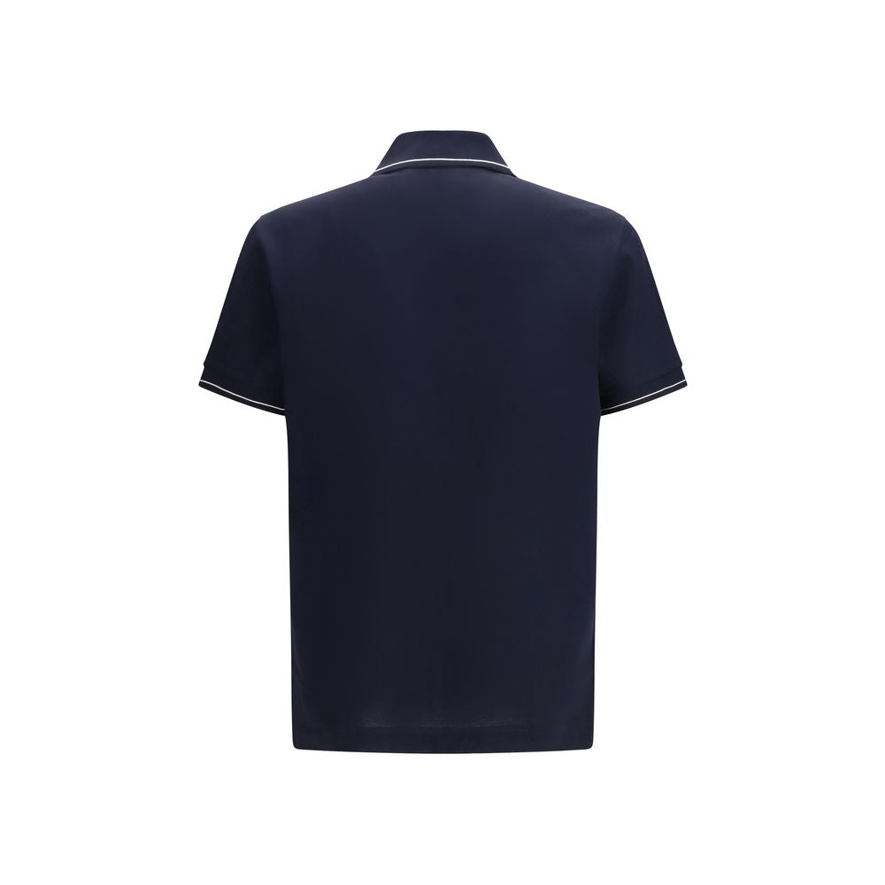 Ferragamo Blue Cotton Polo Shirt Ferragamo