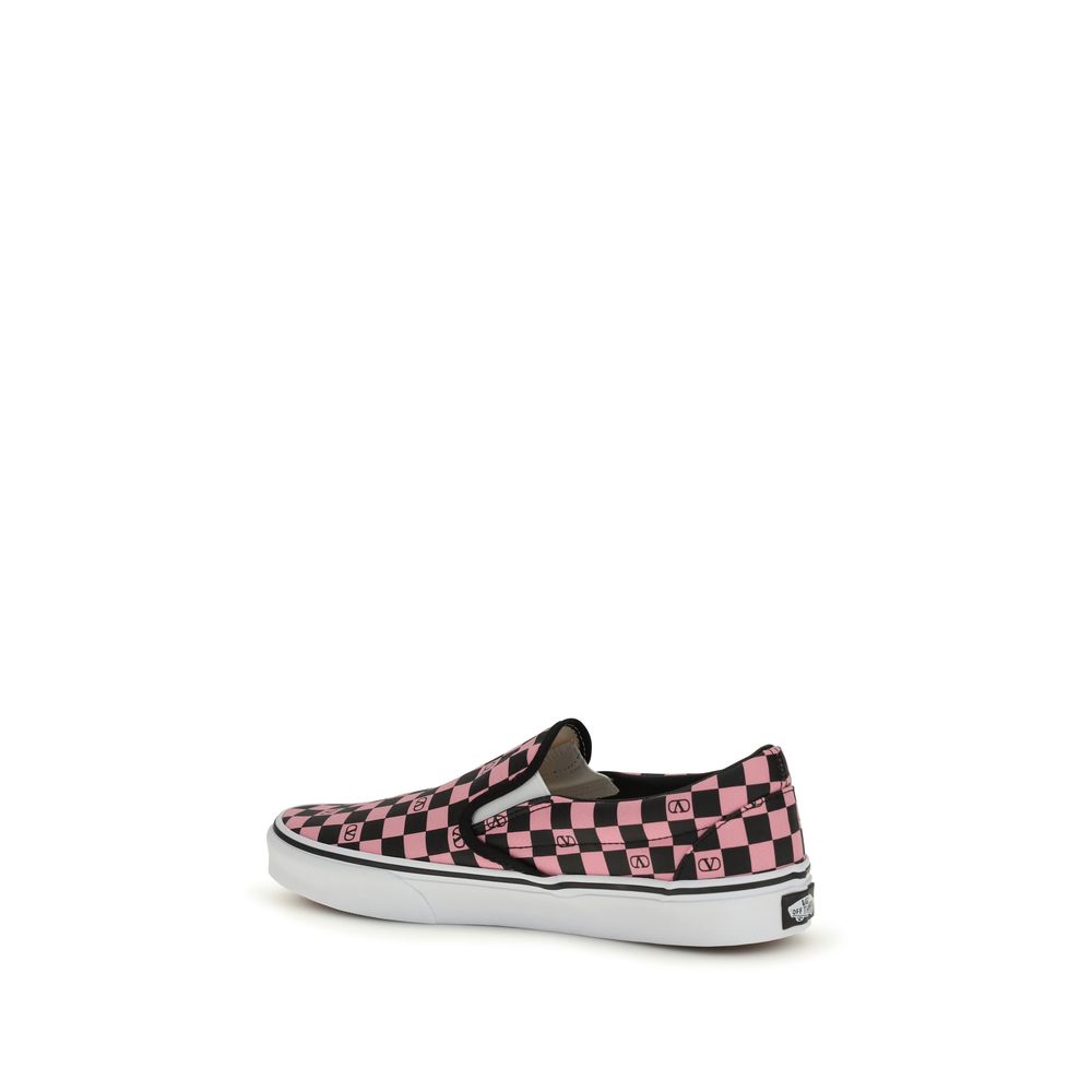 Valentino Garavani Multicolor Cotton Low Top Sneakers Valentino Garavani