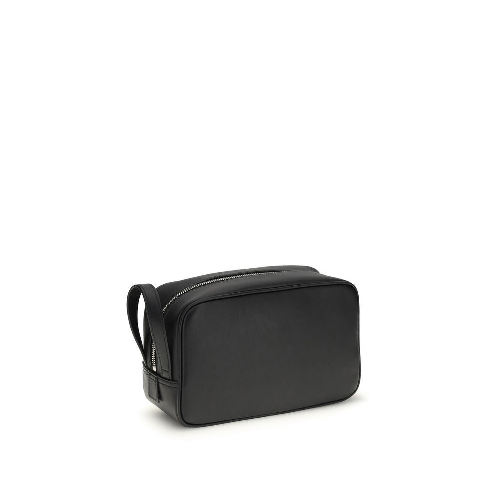 Dolce & Gabbana Black Calf Leather Bos Taurus Accessories Dolce & Gabbana