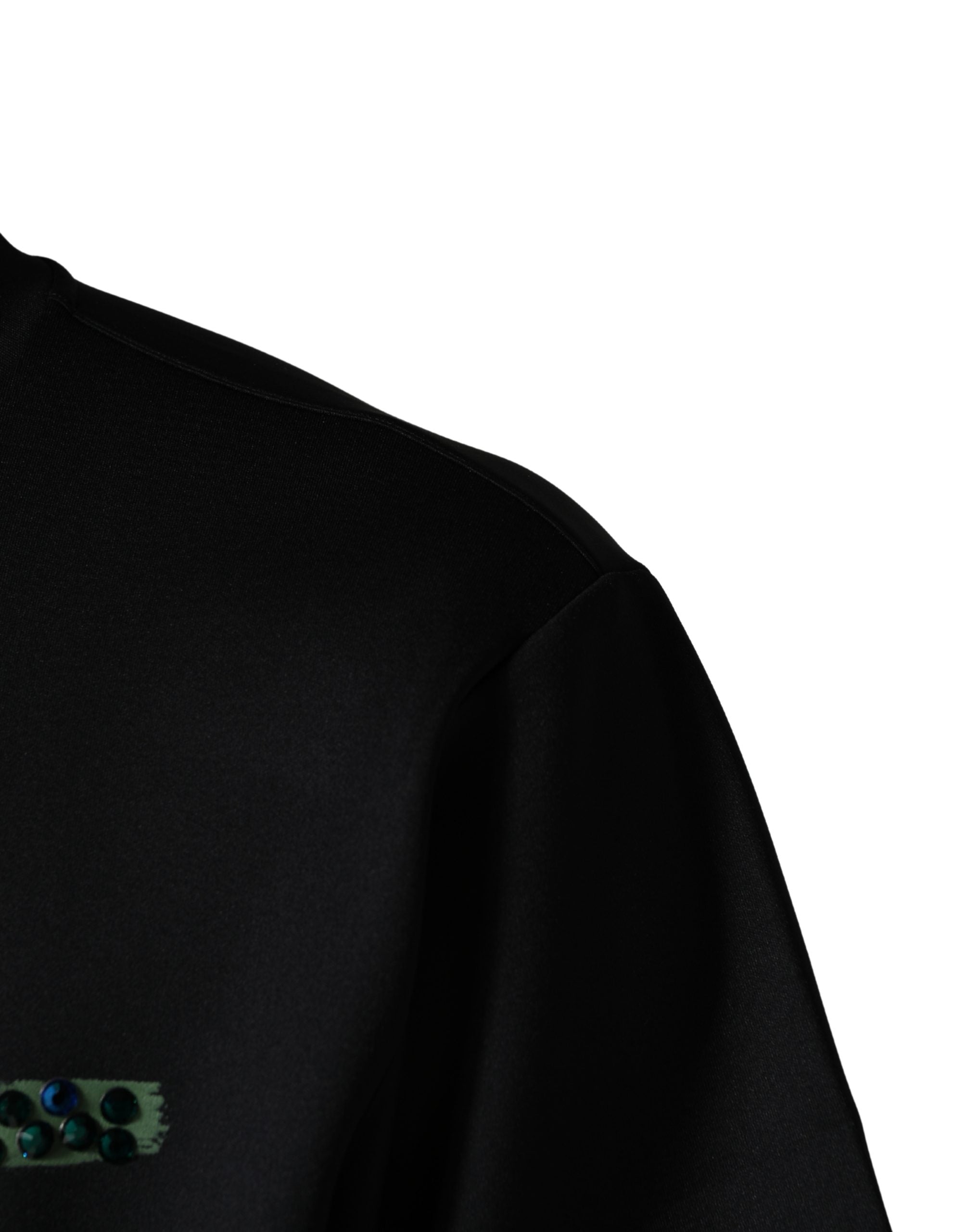 Dolce & Gabbana Black Have Fun Embellished Crew Neck T-shirt Dolce & Gabbana