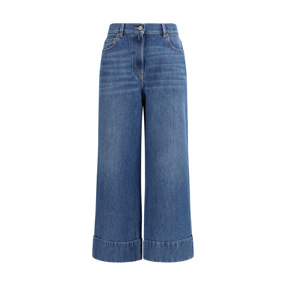 Valentino Blue Cotton Jeans Denim Valentino