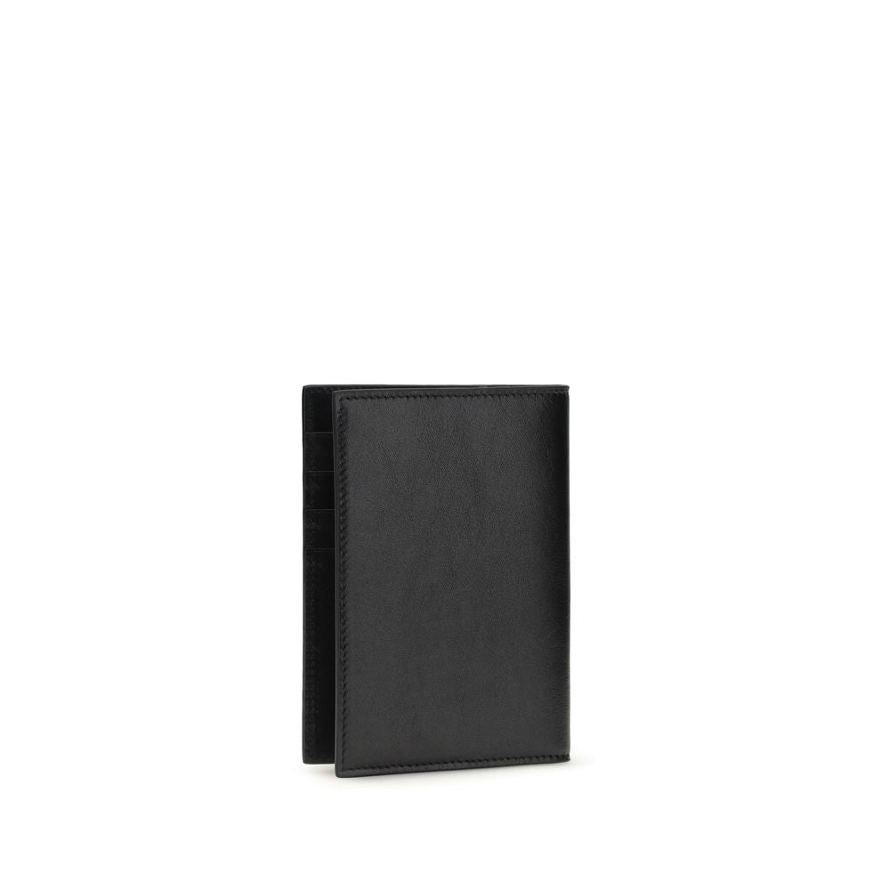 Dolce & Gabbana Black Calf Leather Bos Taurus Wallet Dolce & Gabbana