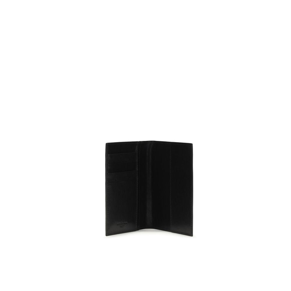 Dolce & Gabbana Black Calf Leather Bos Taurus Wallet Dolce & Gabbana