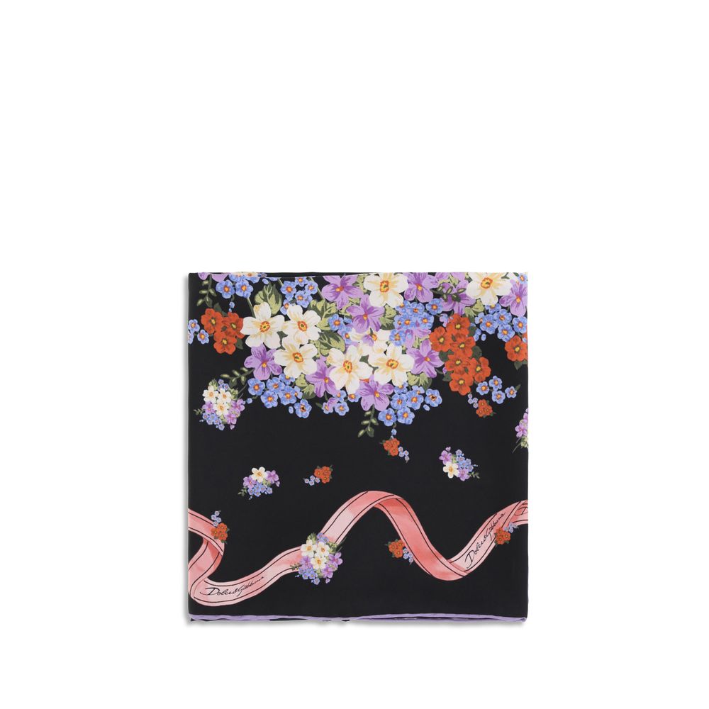 Dolce & Gabbana Multicolor Silk Scarf Dolce & Gabbana