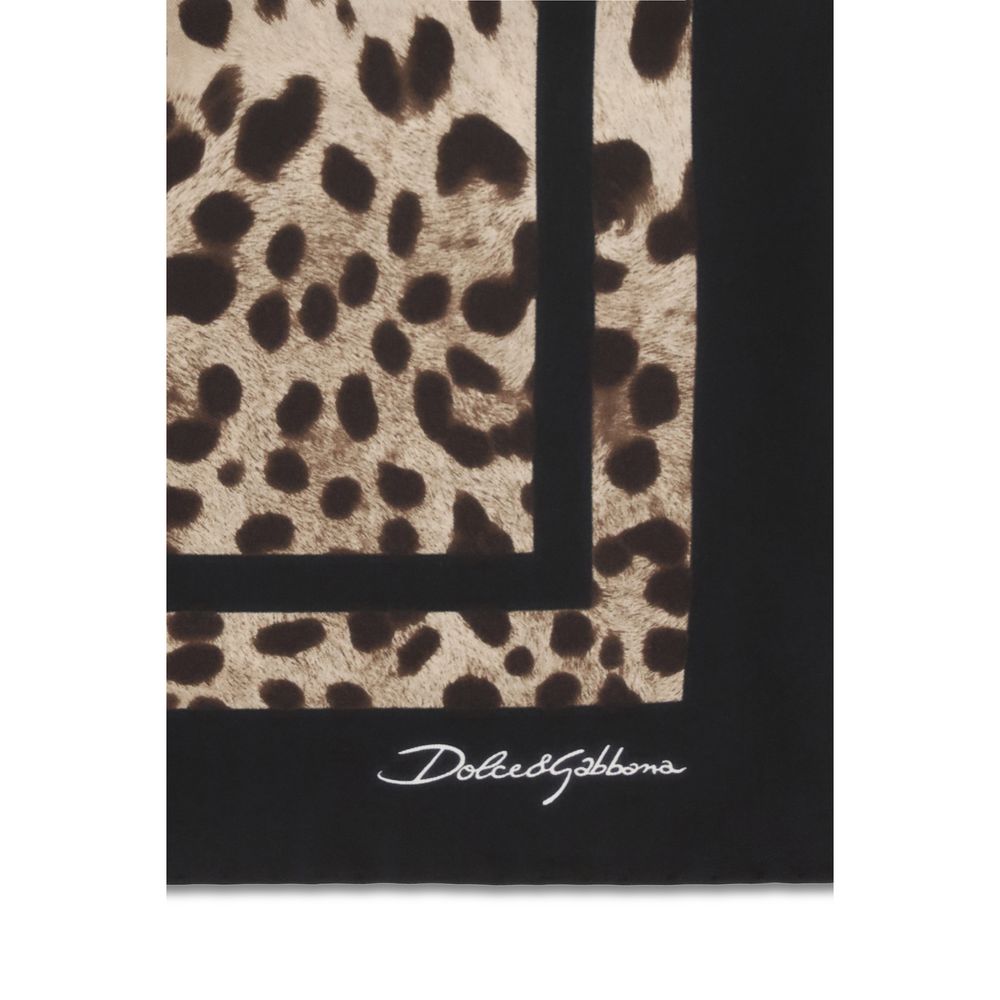 Dolce & Gabbana Multicolor Silk Scarf Dolce & Gabbana