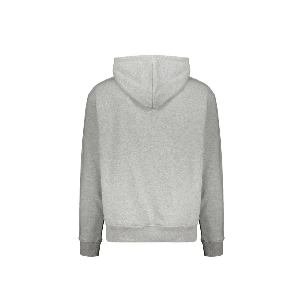 Balmain Gray Cotton Hoodie Balmain