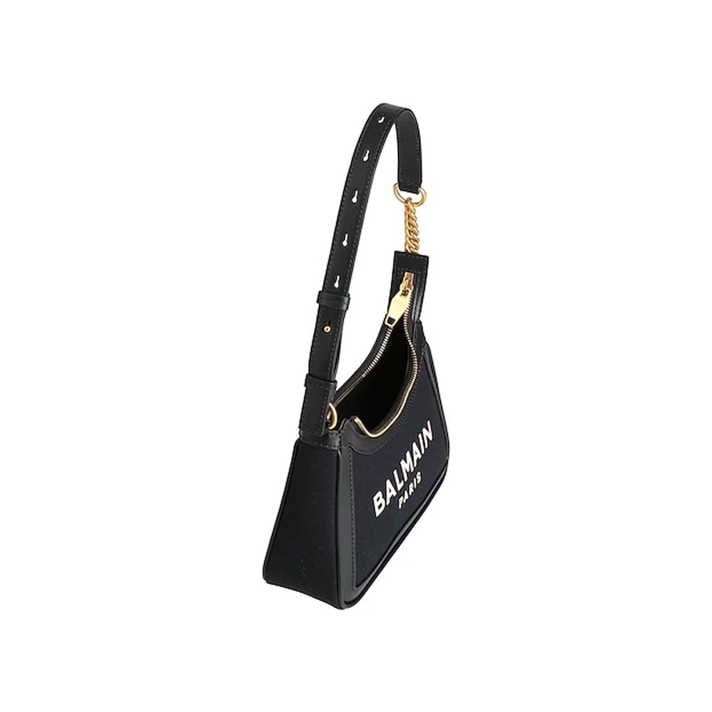 Balmain Black Cotton Shoulder Bag Balmain