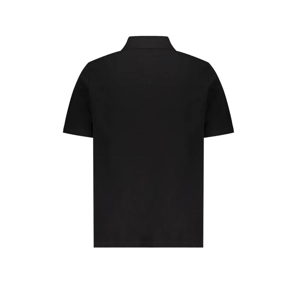 Balmain Black Cotton Polo Shirt Balmain