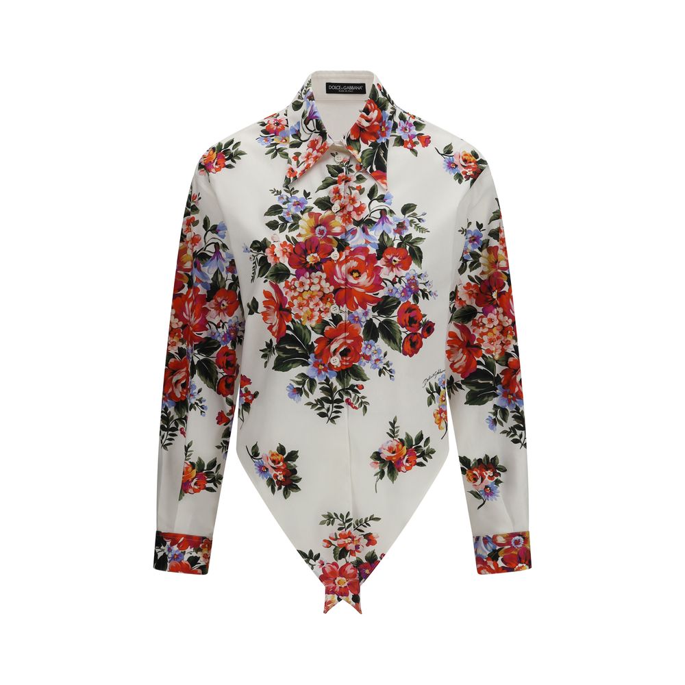 Dolce & Gabbana Multicolor Cotton Pattern Shirt Dolce & Gabbana