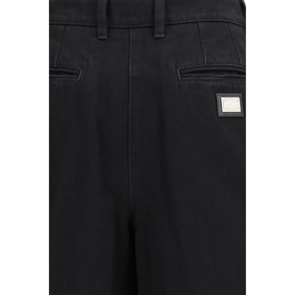 Dolce & Gabbana Black Cotton Jeans Denim Dolce & Gabbana