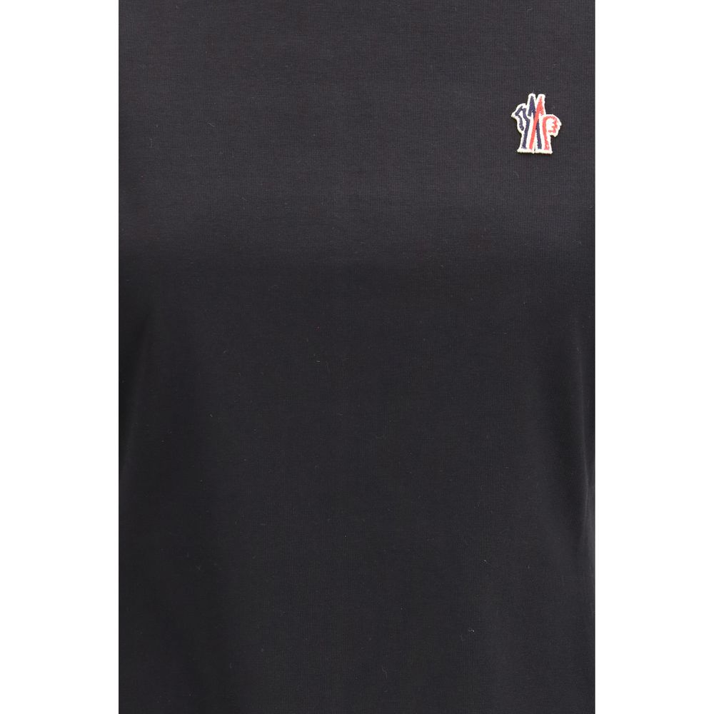 Moncler Grenoble Black Cotton T-Shirt Moncler Grenoble