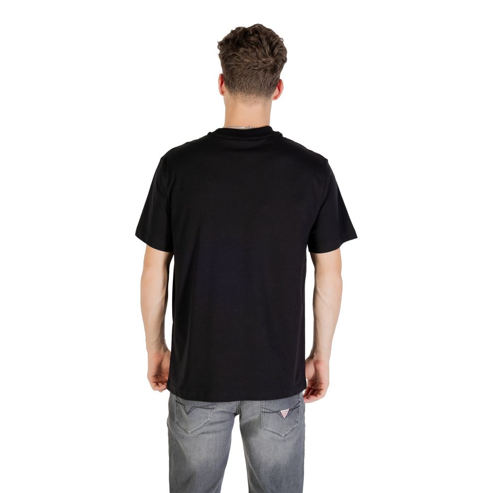 Karl Lagerfeld Black Organic Cotton T-Shirt Karl Lagerfeld