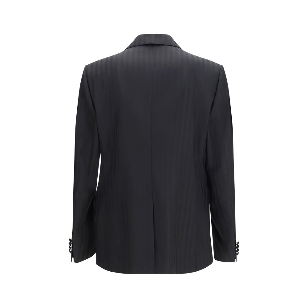 Dolce & Gabbana Black Wool Oves Aries Blazer Dolce & Gabbana