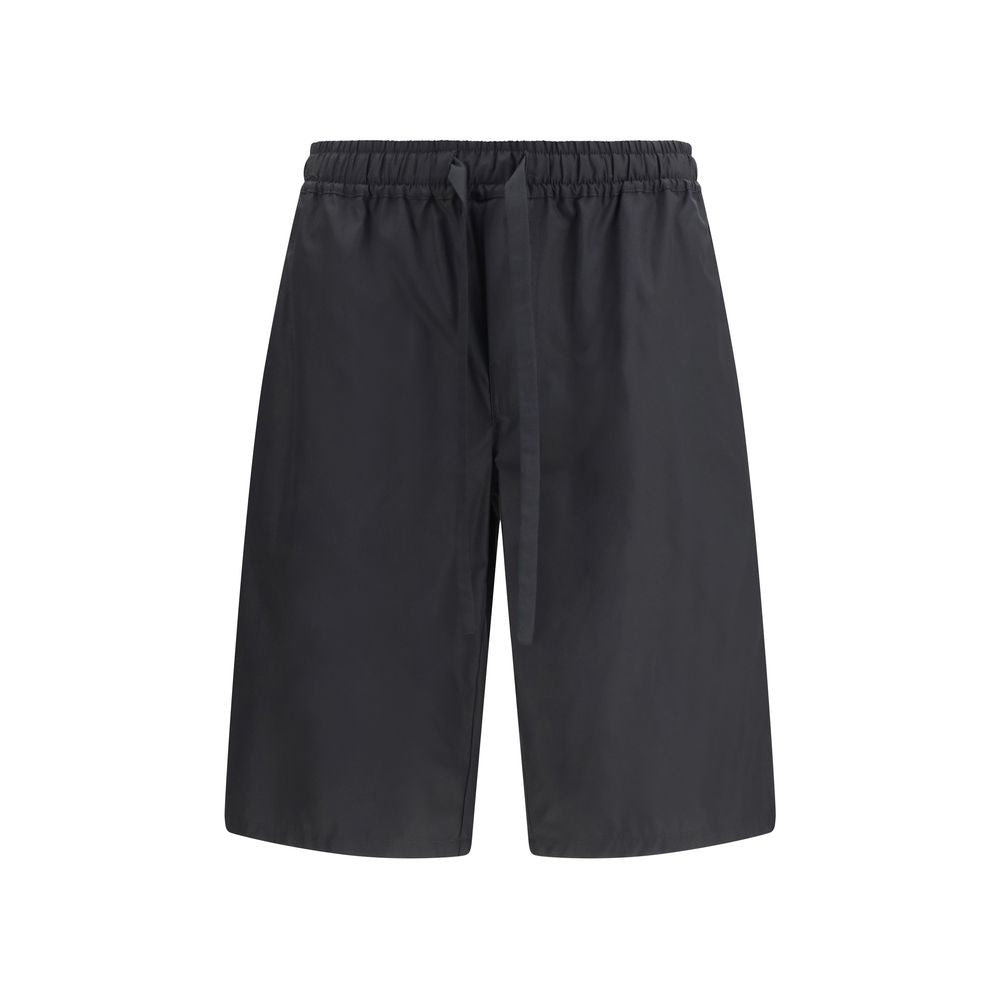 Dolce & Gabbana Black Cotton Bermuda Shorts Dolce & Gabbana