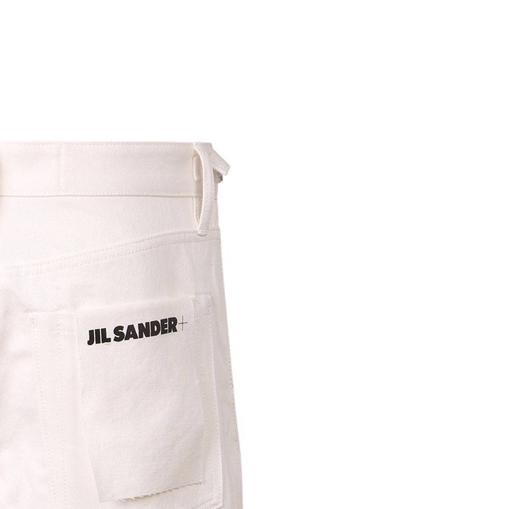 Jil Sander White Denim Shorts Jil Sander