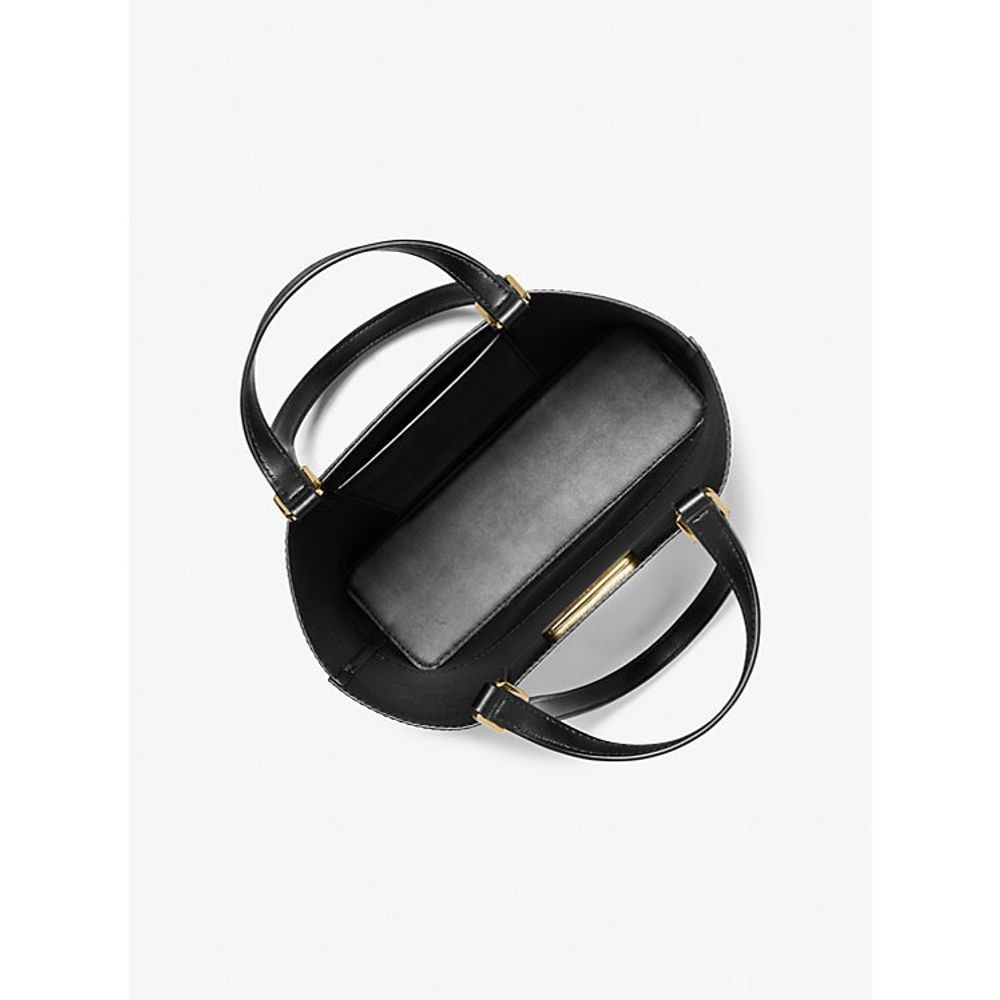 Michael Kors Black Leather Shoulder Bag Michael Kors