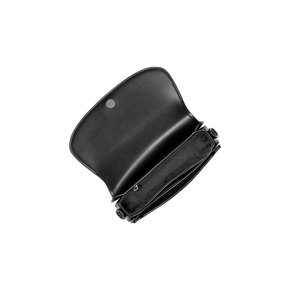 Michael Kors Black Leather Shoulder Bag Michael Kors