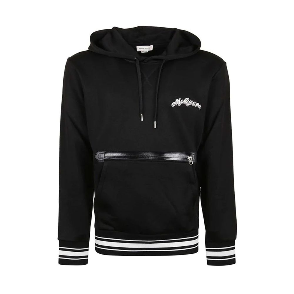 Alexander McQueen Black Cotton Sweatshirt Alexander McQueen