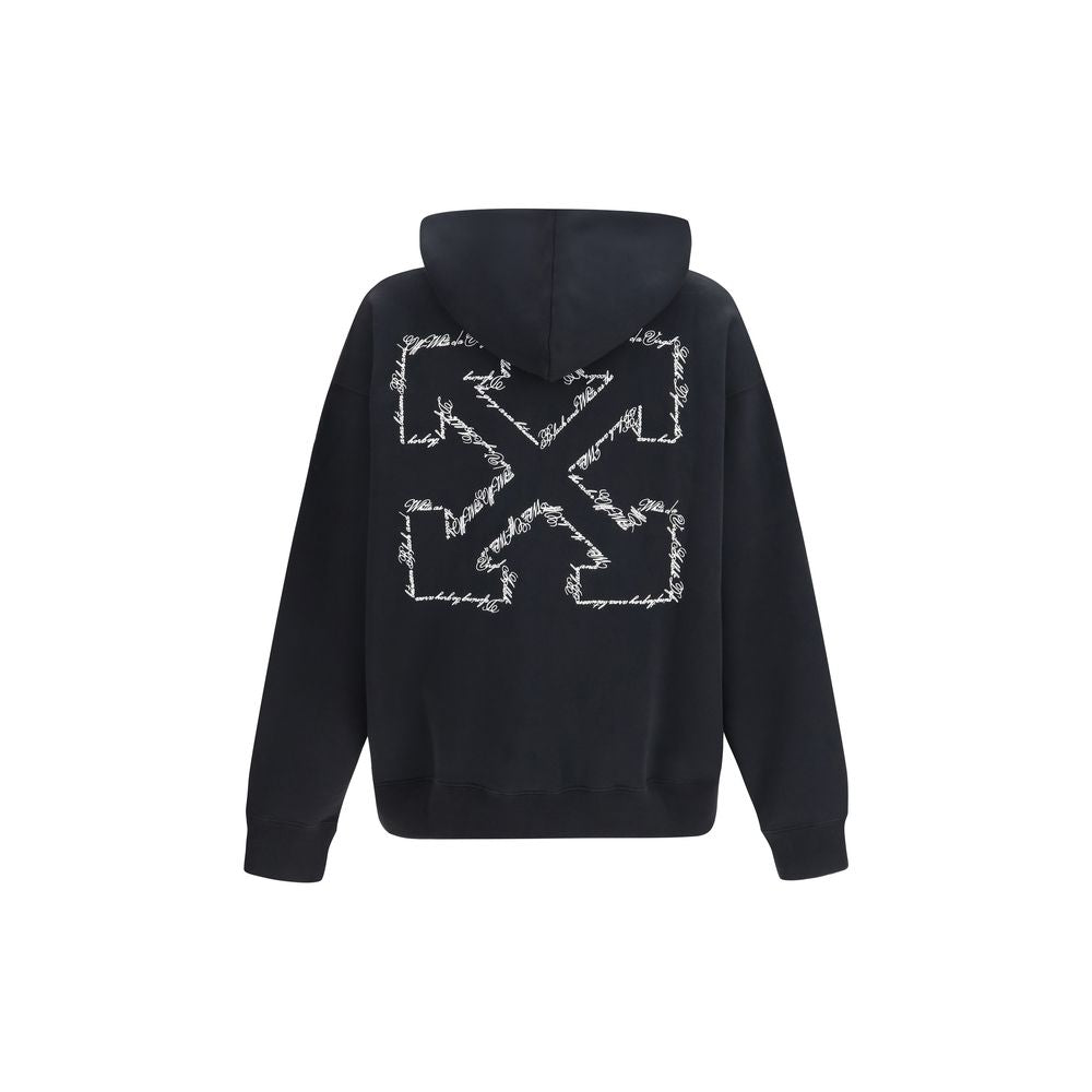 Off-White Black Cotton Sweatshirt Off-White